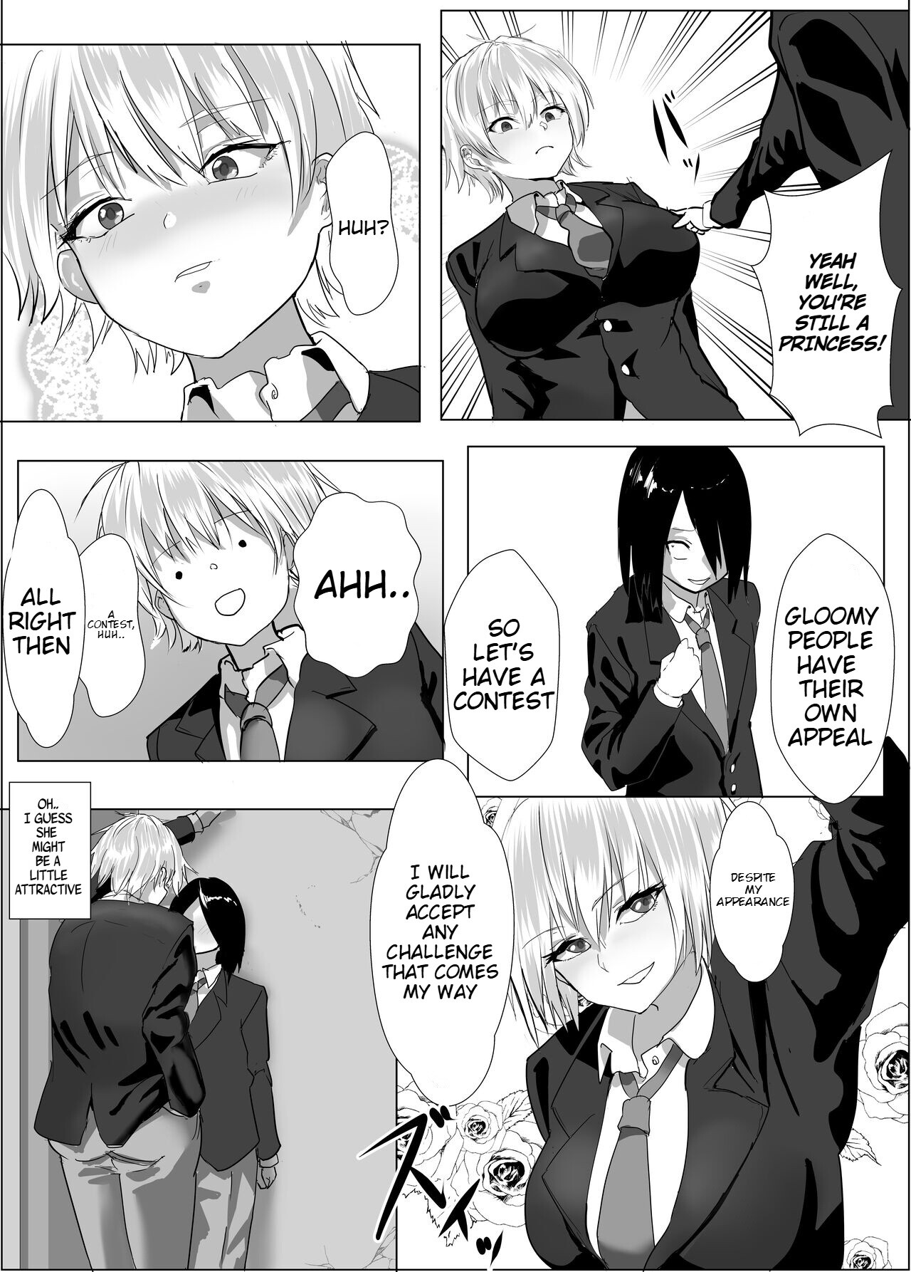 Hentai Manga Comic-The Narcissistic Female Prince Couldn't Hold It In-Read-5